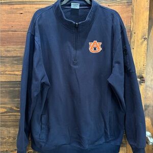 men’s auburn quarter zip pullover